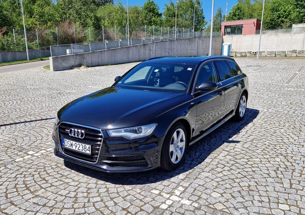 Audi A6 cena 62000 przebieg: 191000, rok produkcji 2013 z Wałbrzych małe 191